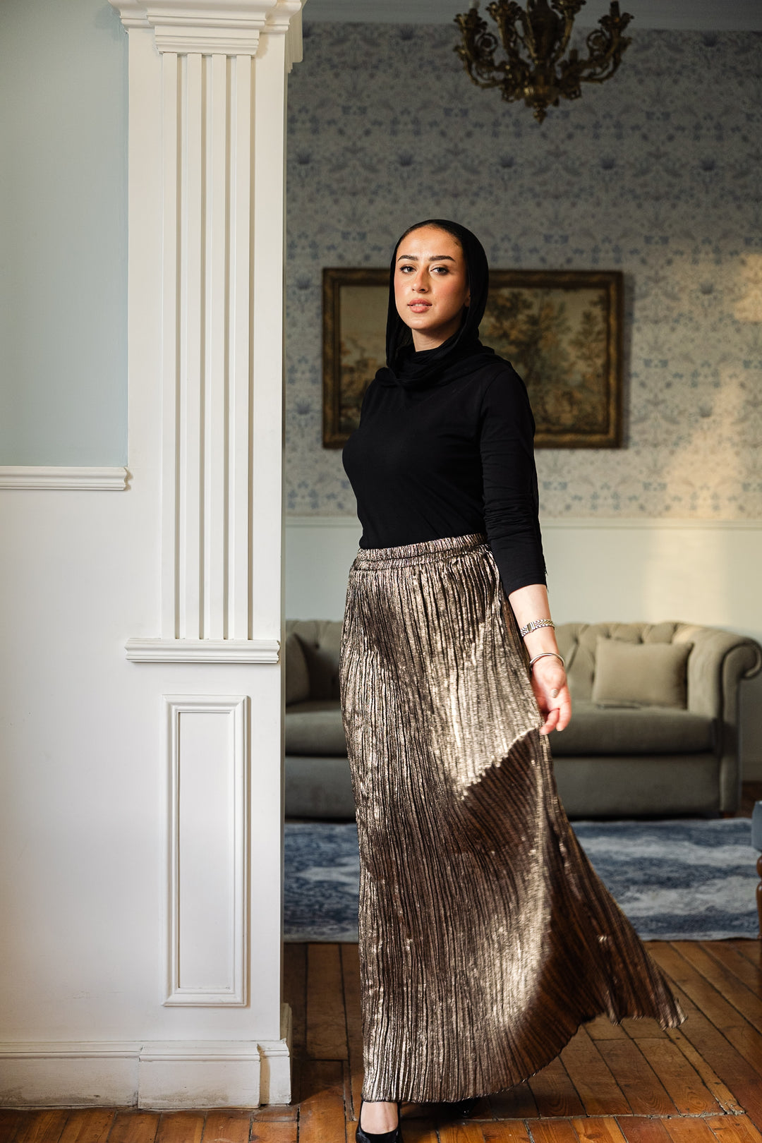 Glam Skirt - Brown