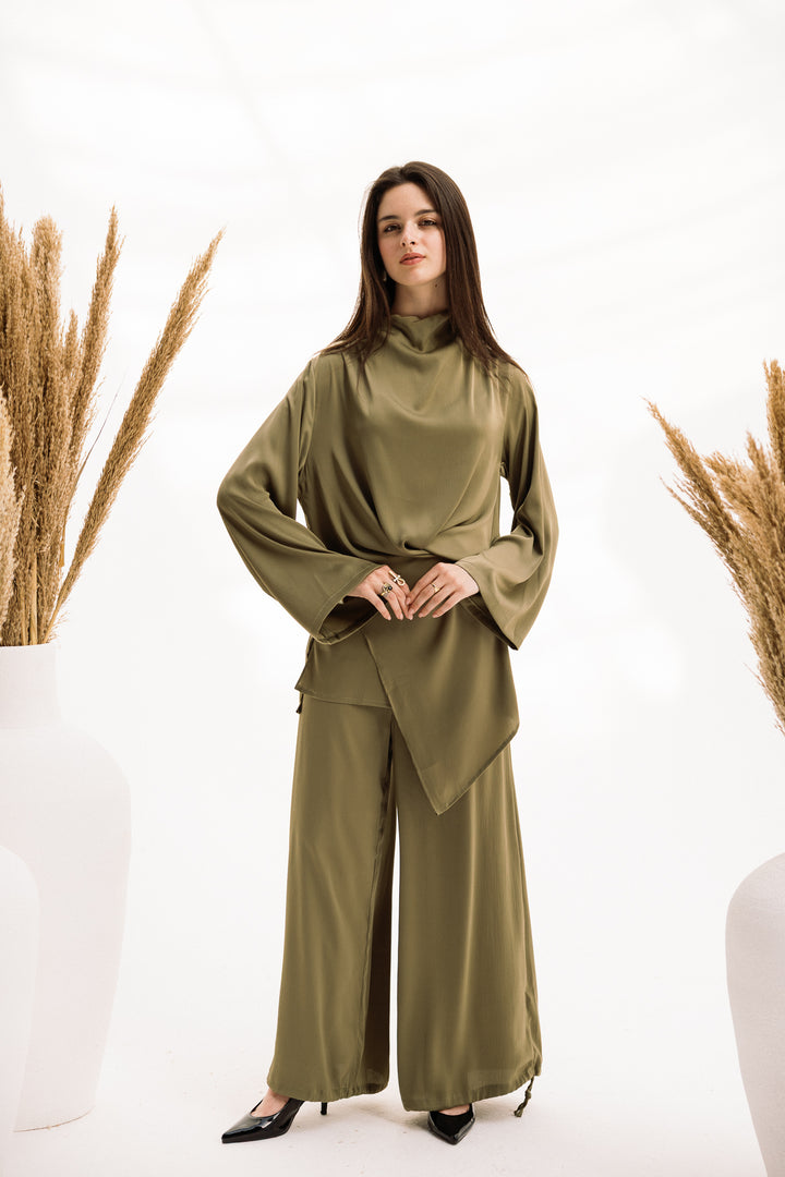 blush set -olive