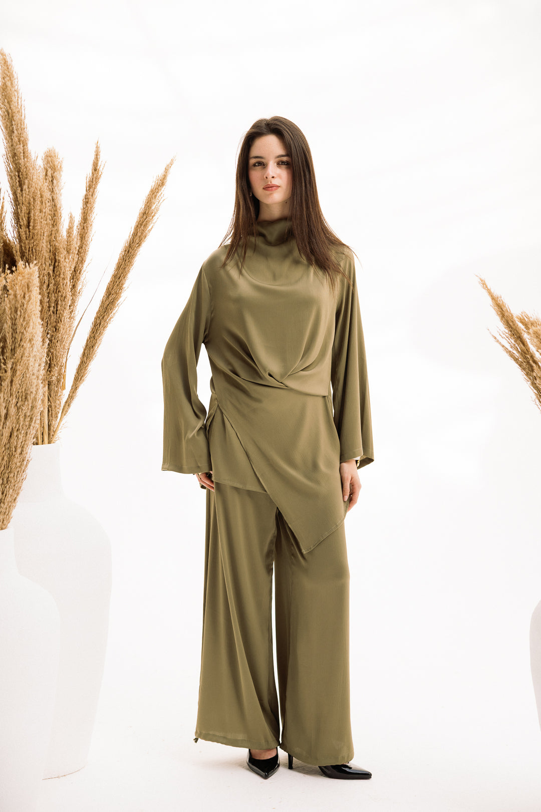 blush set -olive