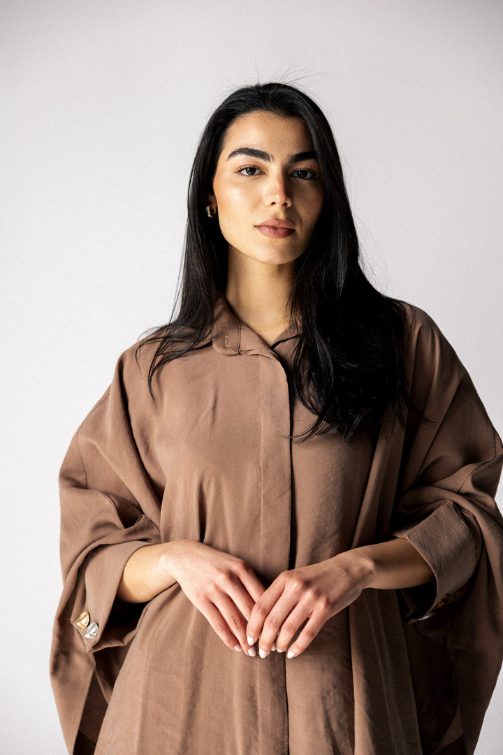Curved washed set - Beige