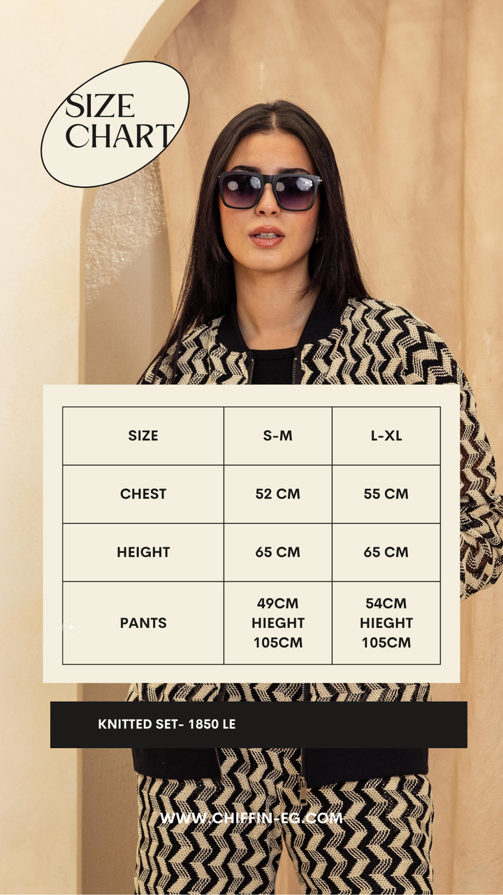 Knitted Black Set