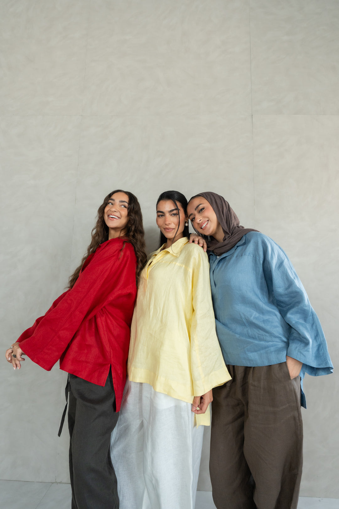 Cozy linen top - butter yellow