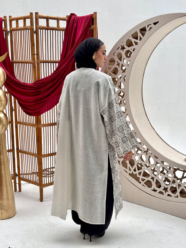 Linen kimono- white