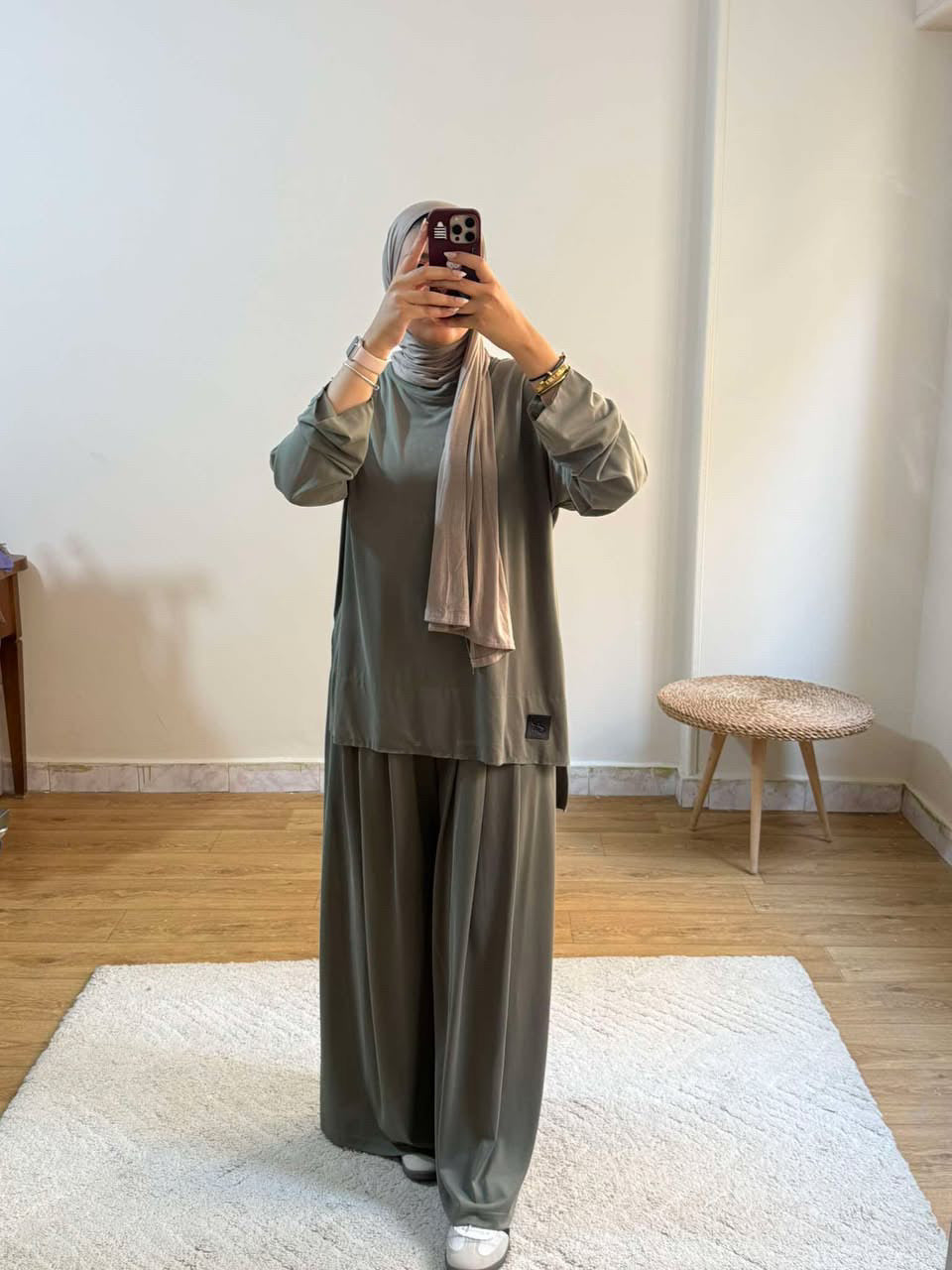 Luma set -olive