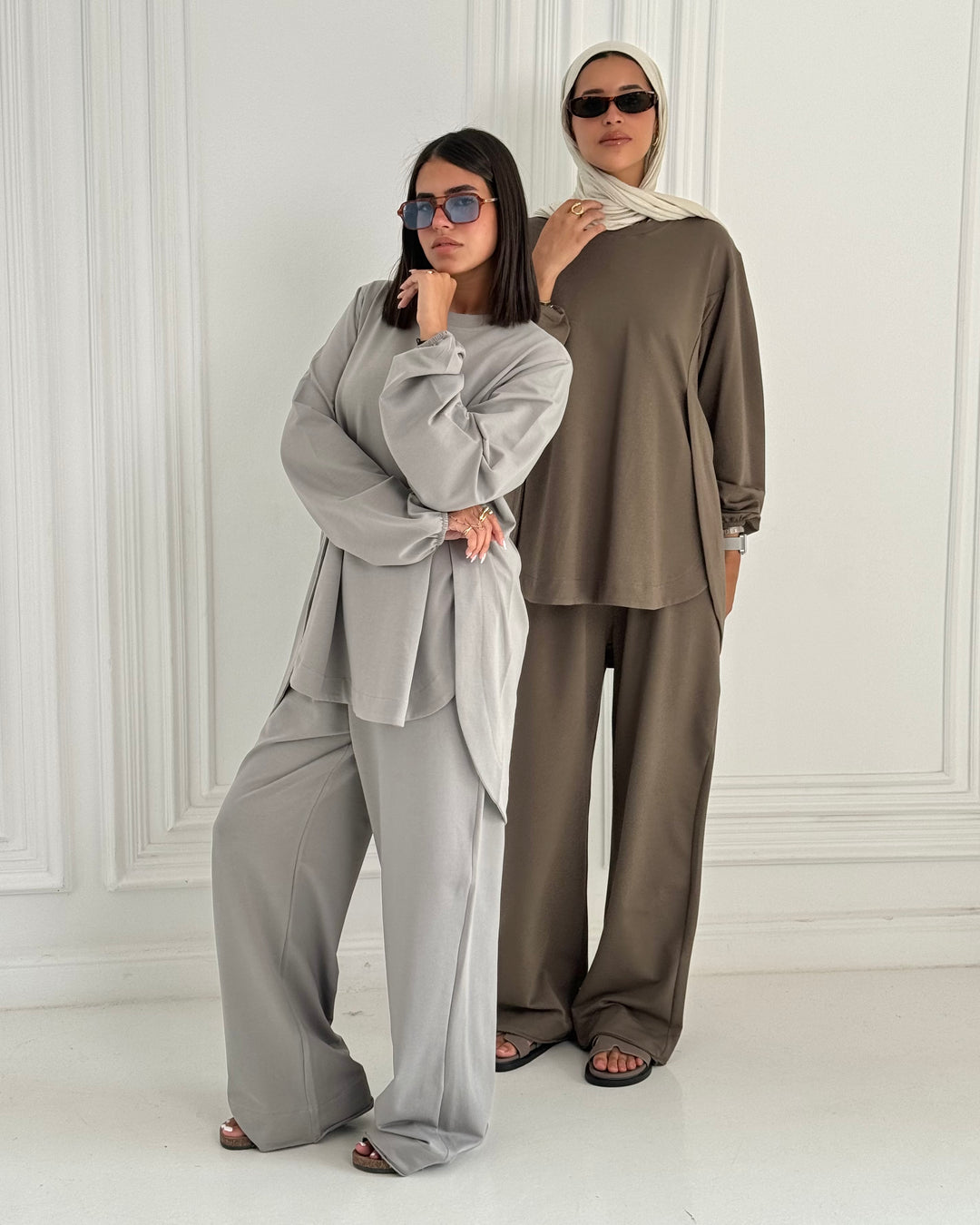 Curved summer set - Brown