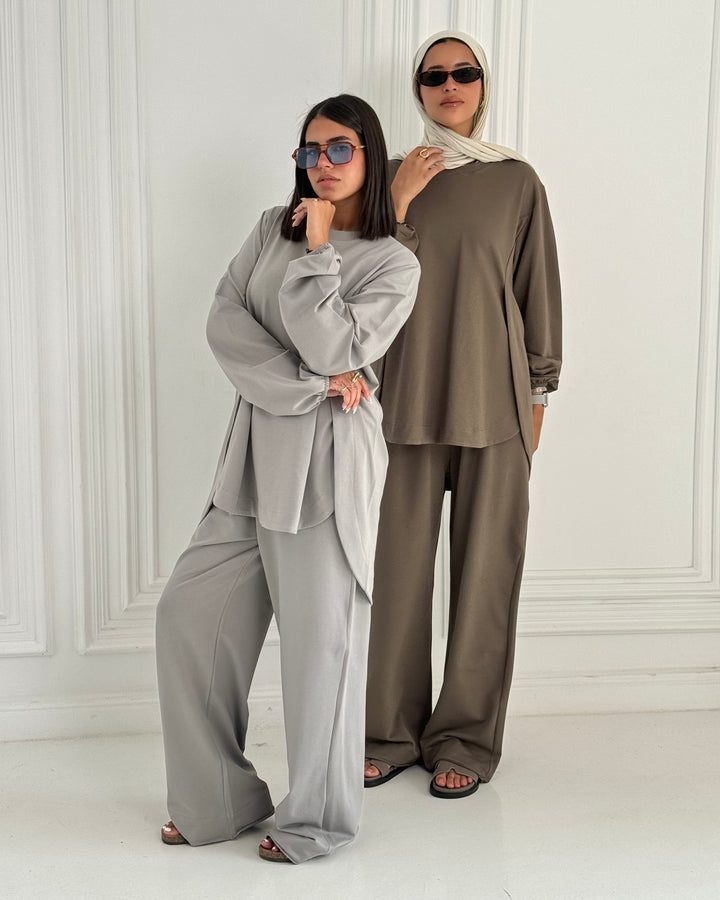 Curved summer set - Brown