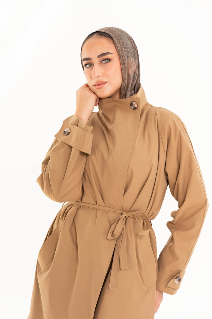 Selene Trench Coat - Camel