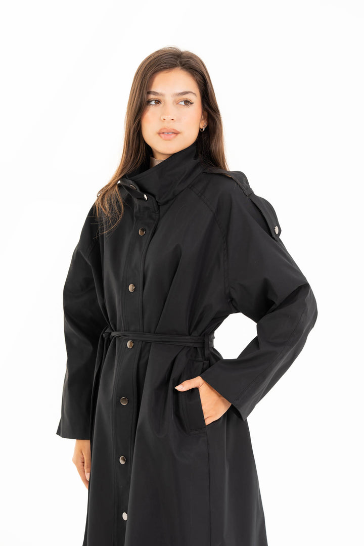 Vera Trench Coat - Black