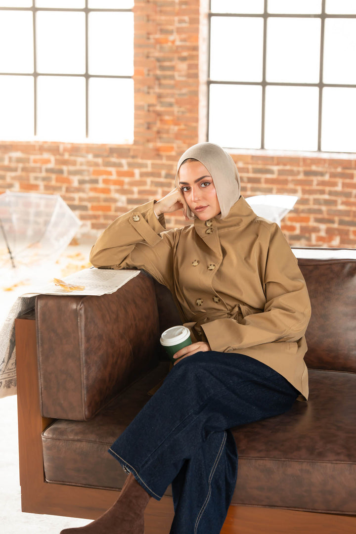 Mila Trench Jacket - Camel