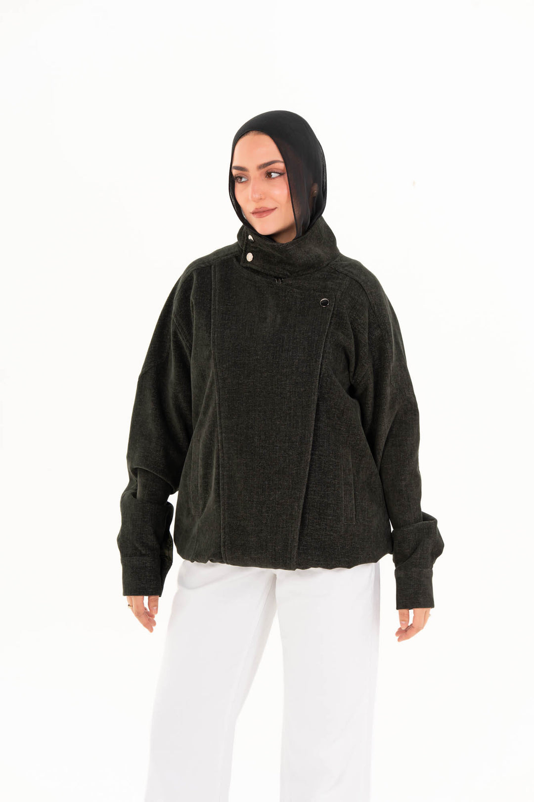 Alma Jacket - Black olive