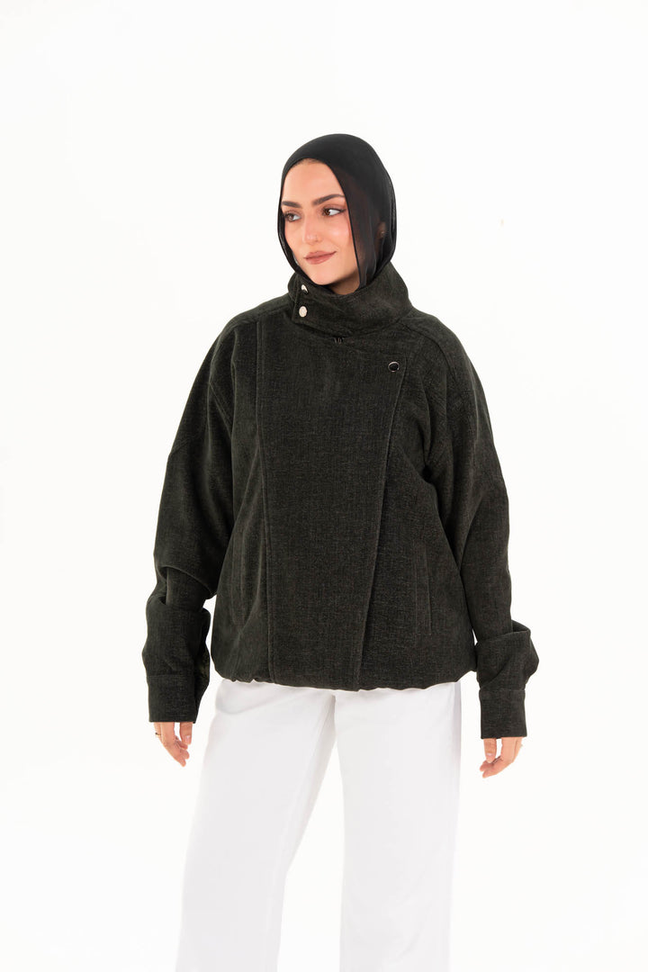 Alma Jacket - Black olive