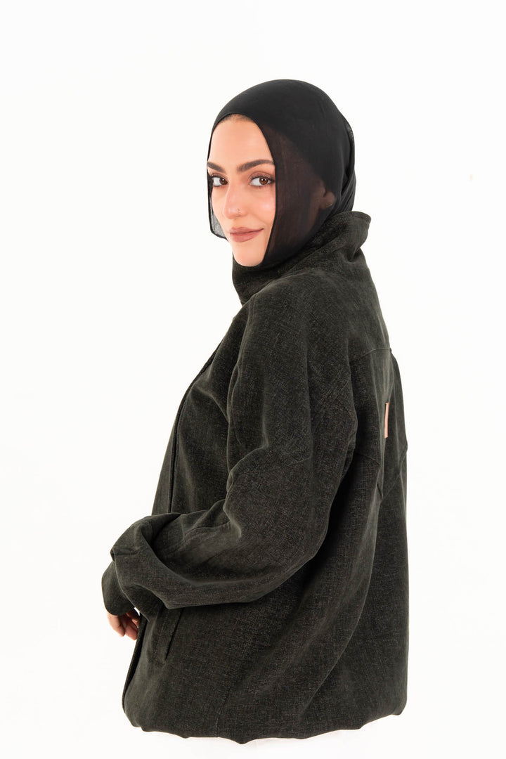 Alma Jacket - Black olive