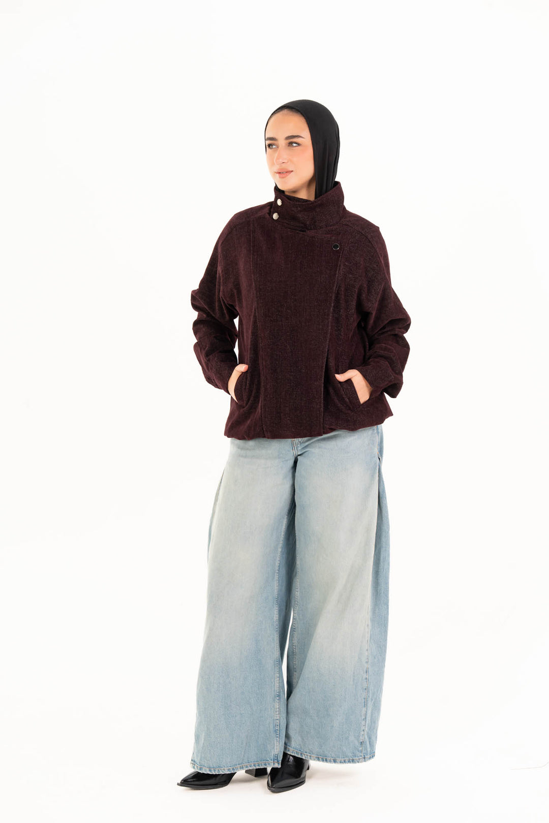 Alma Jacket - Burgundy