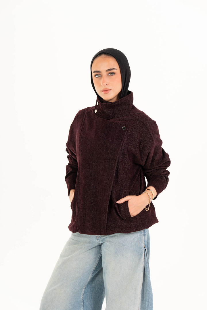 Alma Jacket - Burgundy