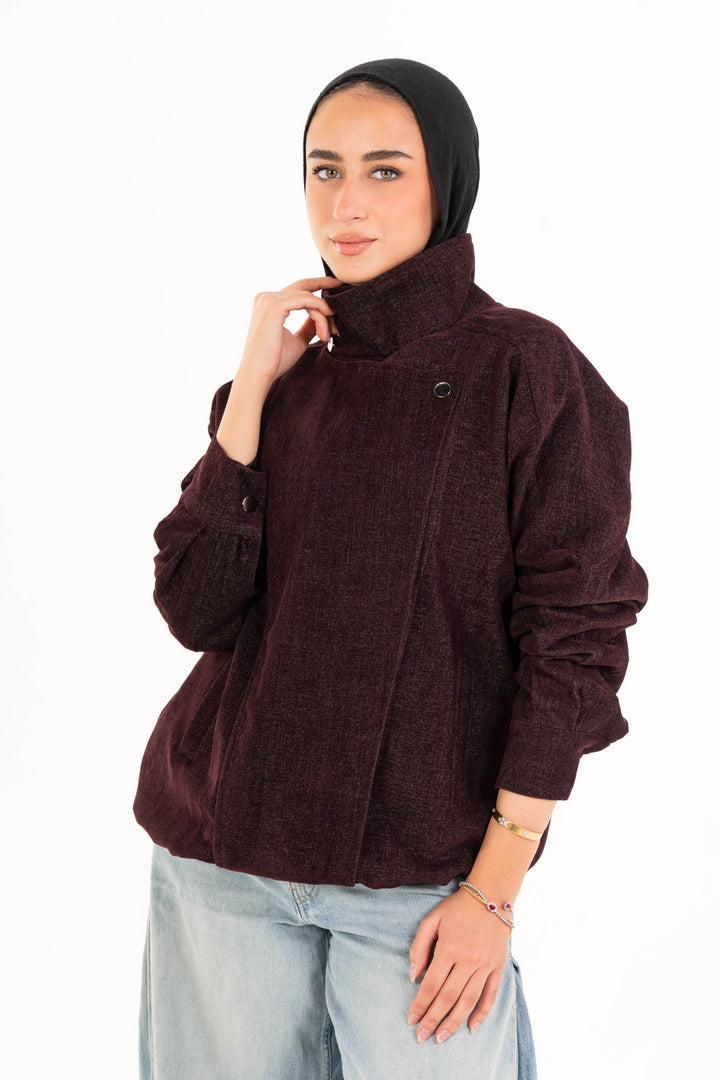 Alma Jacket - Burgundy