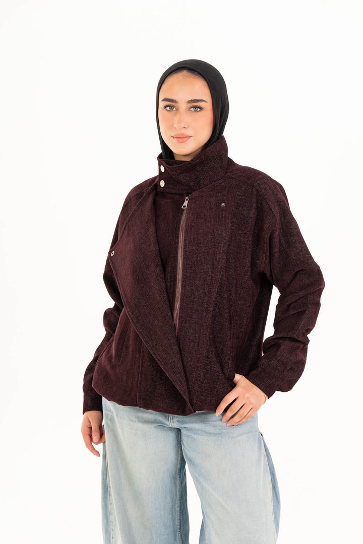 Alma Jacket - Burgundy