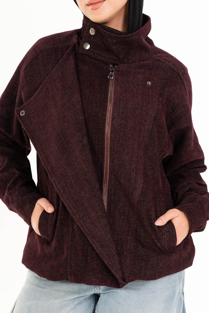Alma Jacket - Burgundy