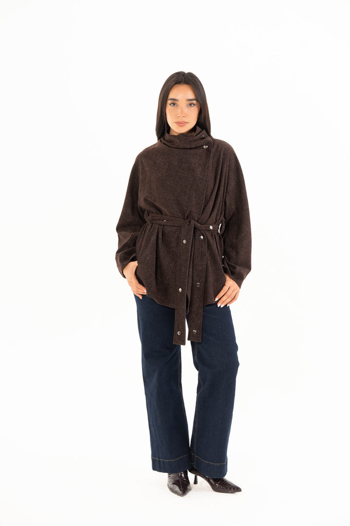 Elara Jacket - Dark Brown