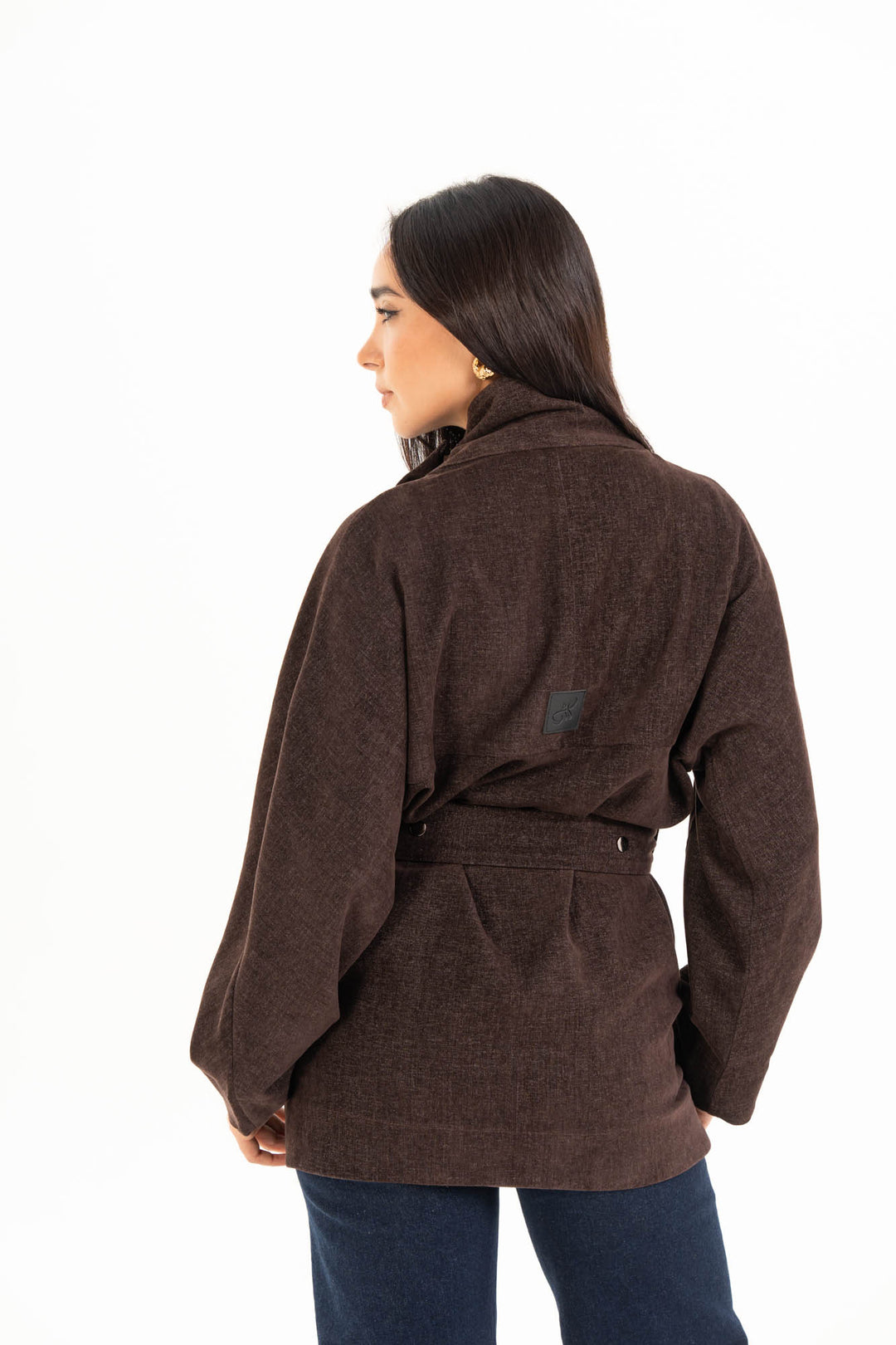 Elara Jacket - Dark Brown