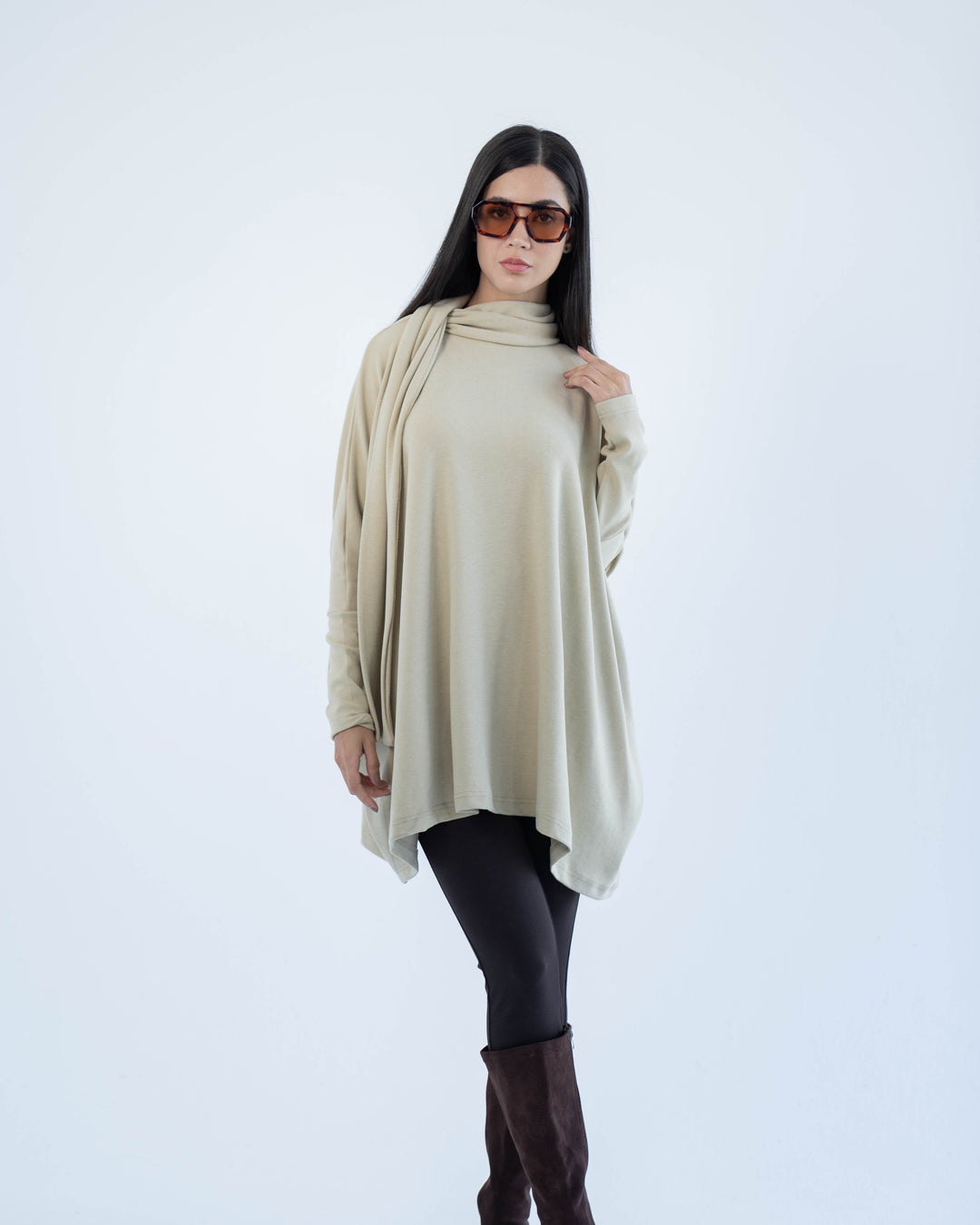 Soft triko top- Biege