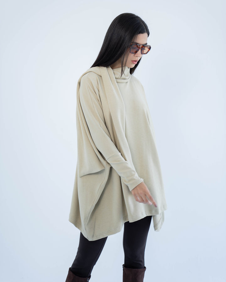 Soft triko top- Biege