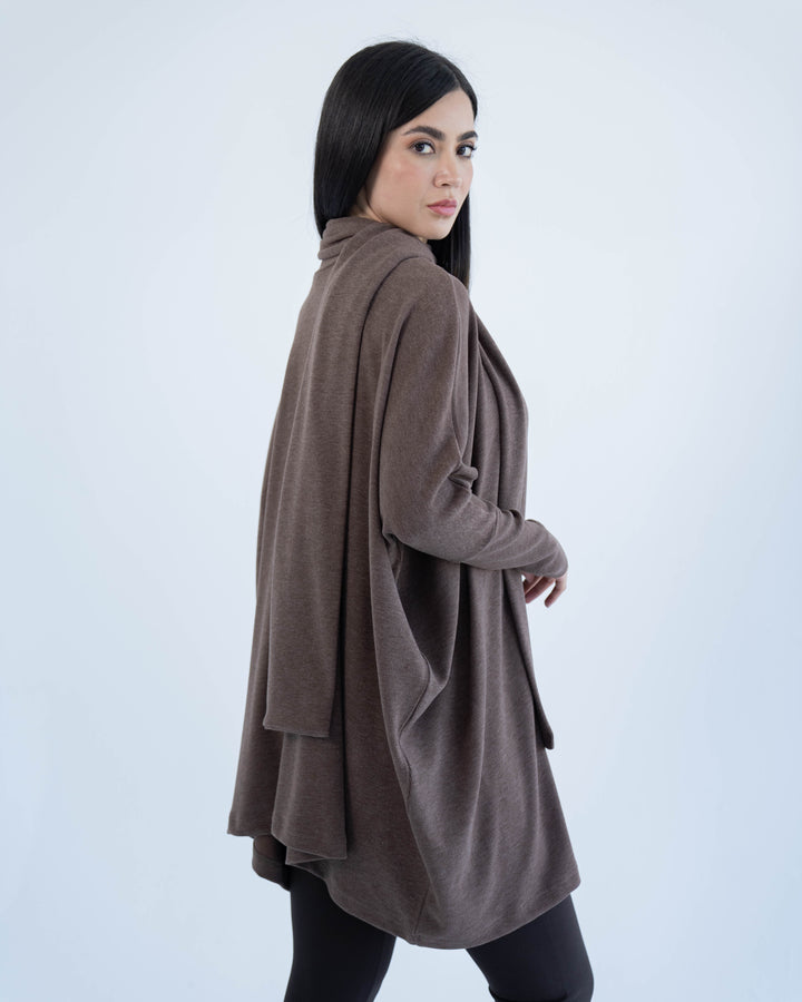 Soft triko top- Brown