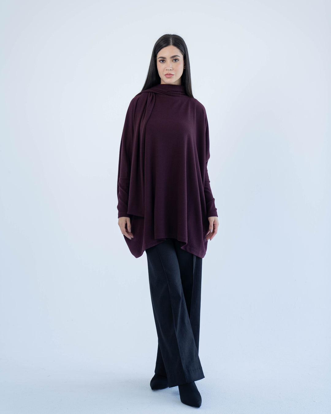 Soft triko top- Dark Red