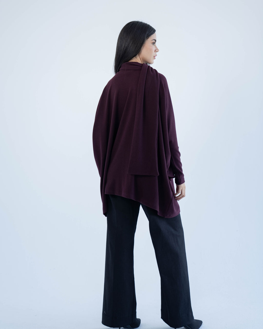 Soft triko top- Dark Red