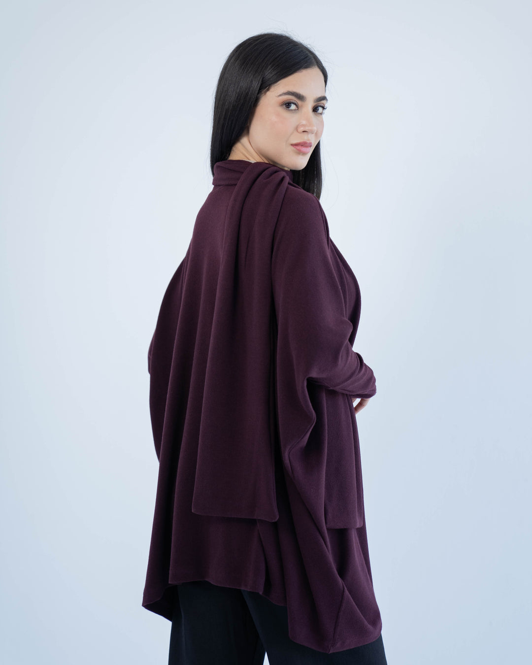 Soft triko top- Dark Red