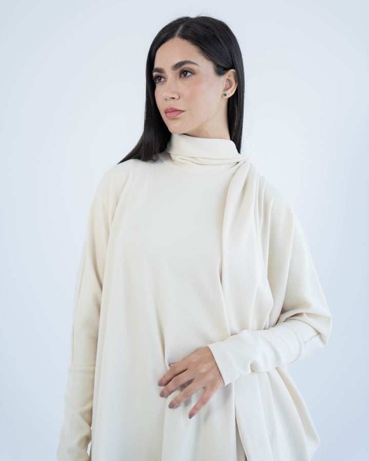 Soft triko top- Offwhite