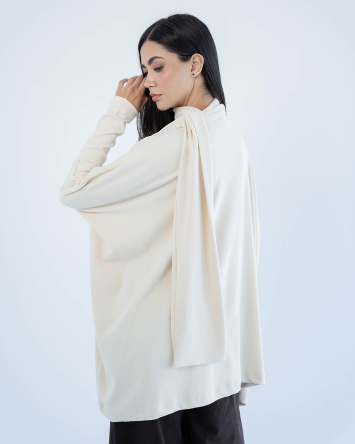 Soft triko top- Offwhite