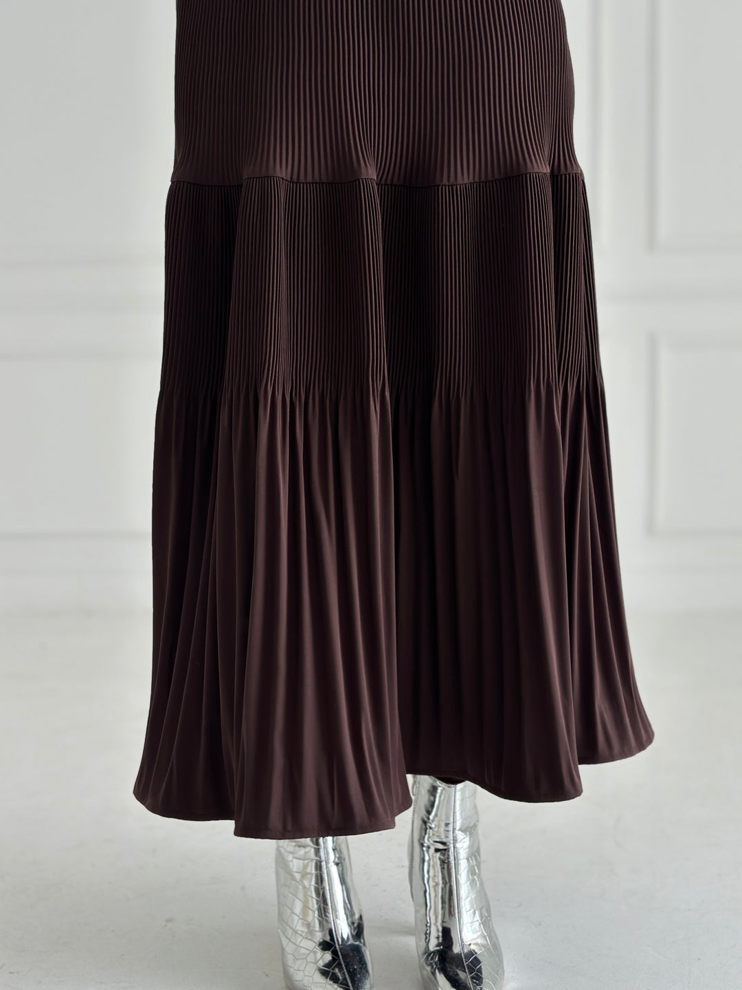Pillise skirt- Burnt Brown
