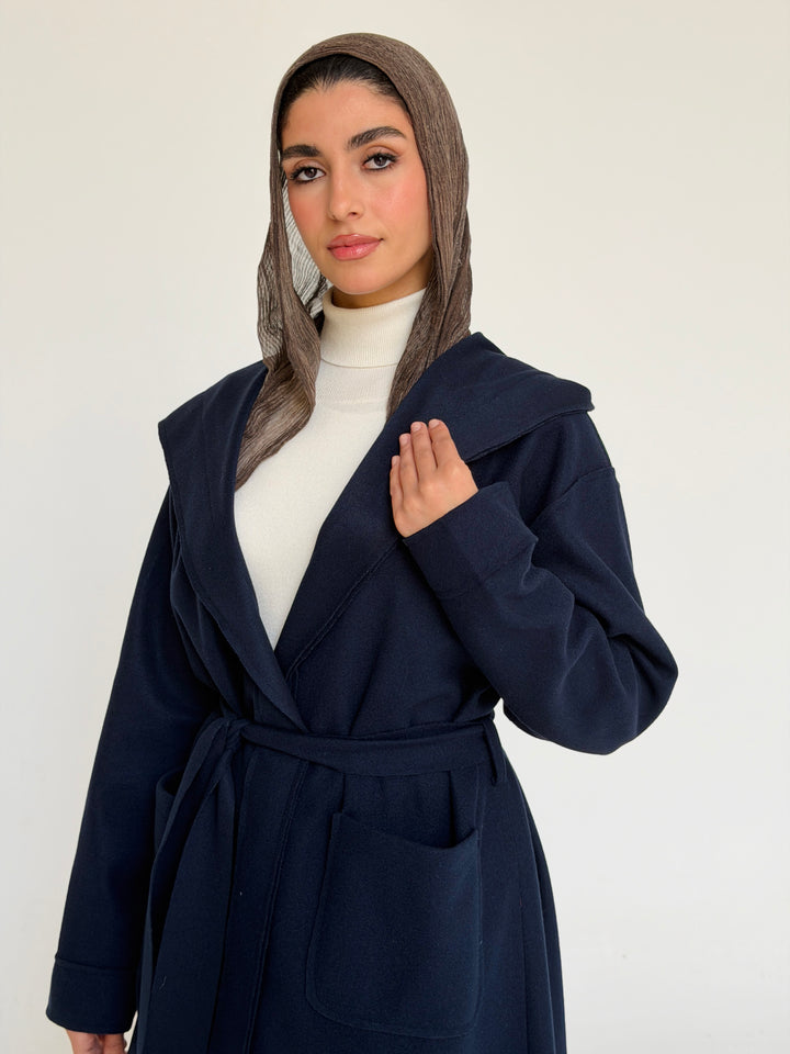 Gokh twisted kimono - Dark blue