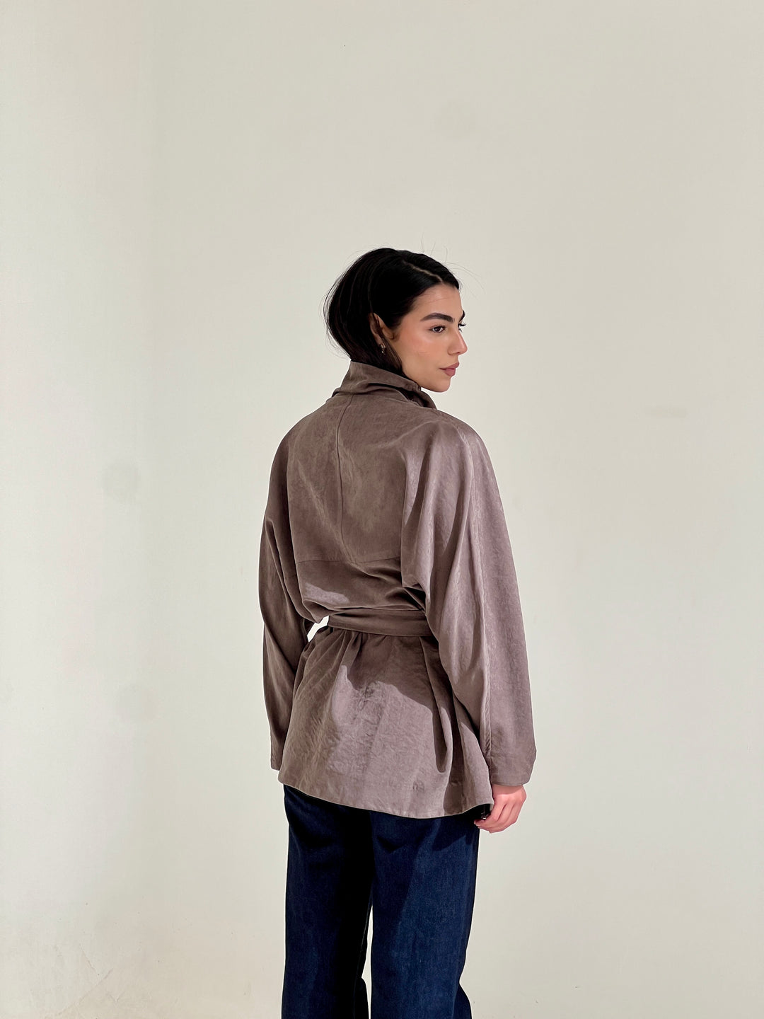 Dalida cross top - cafe