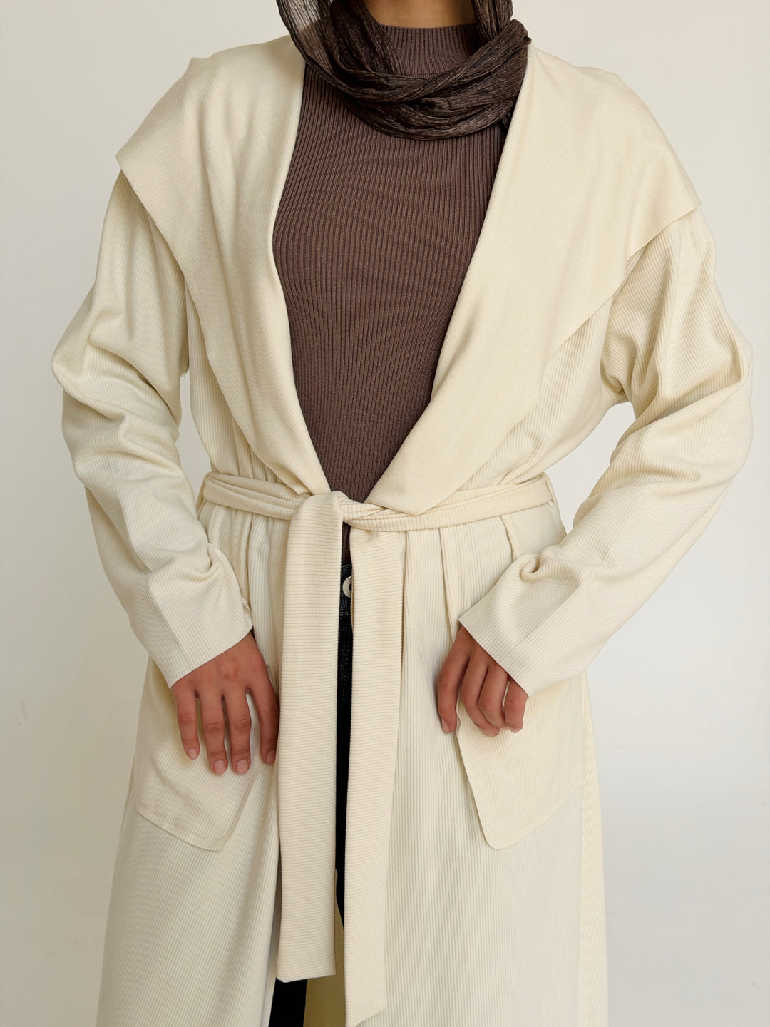 Soft triko kimono- offwhite