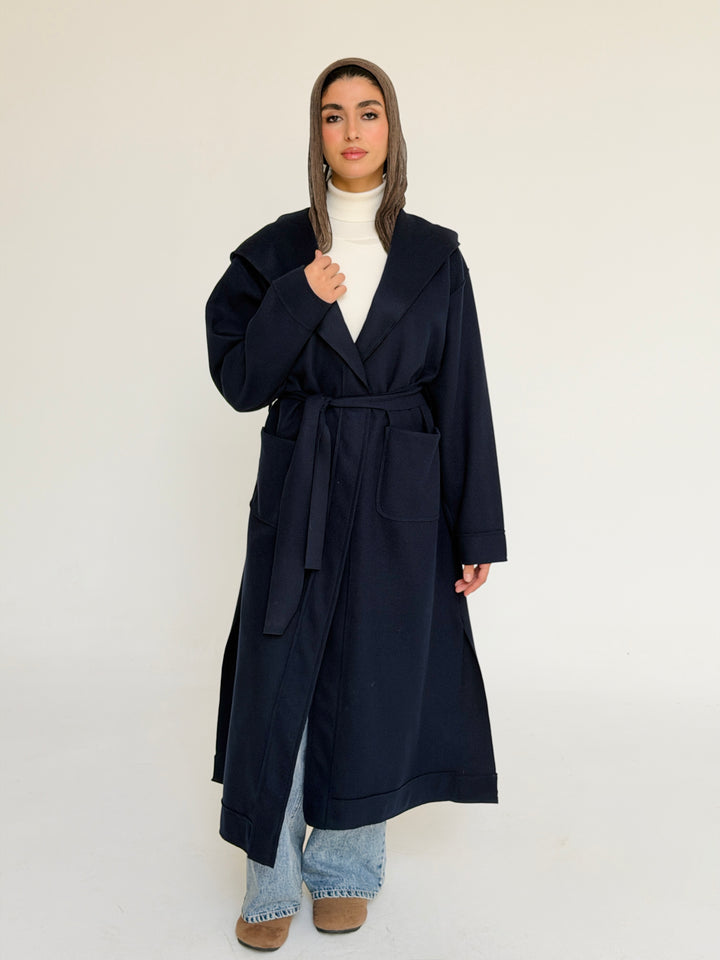 Gokh twisted kimono - Dark blue