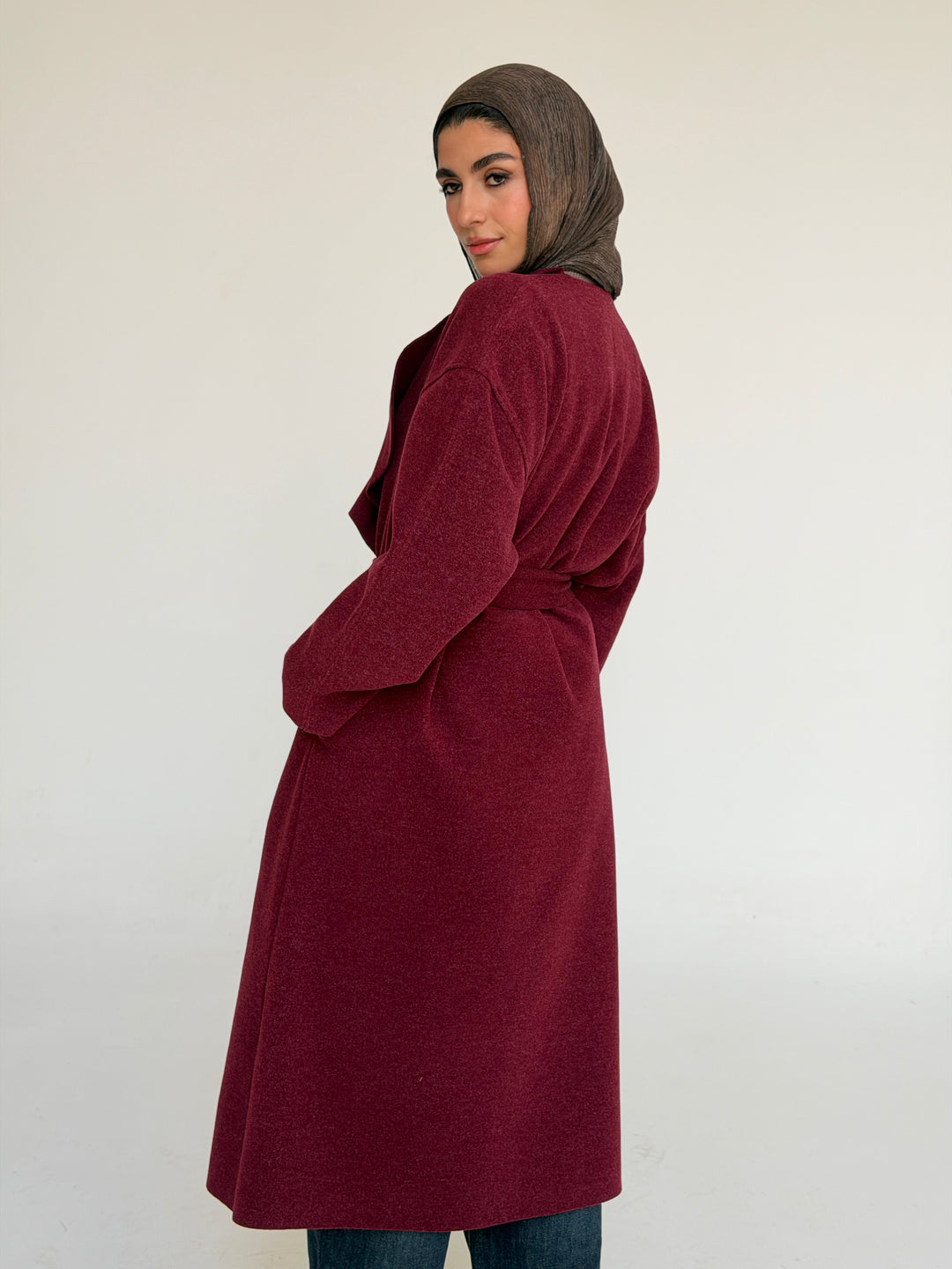 Gokh long coat - red