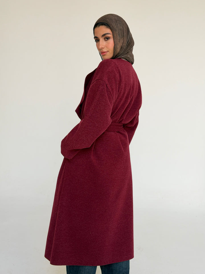 Gokh long coat - red