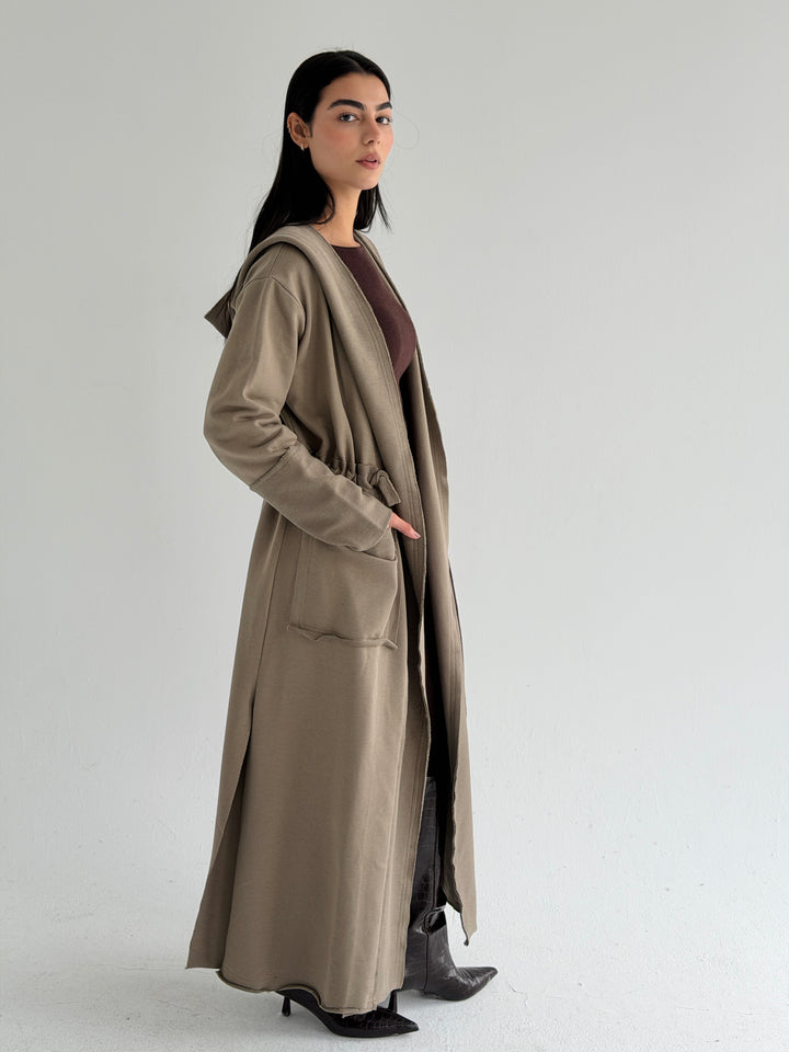 twisted kimono - biege