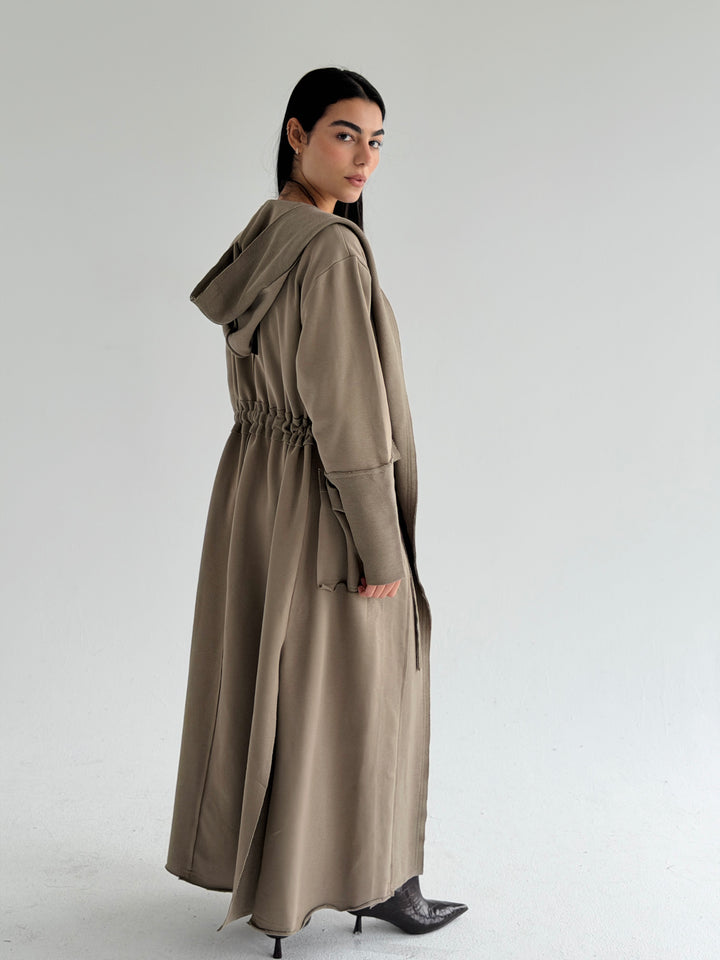 twisted kimono - biege