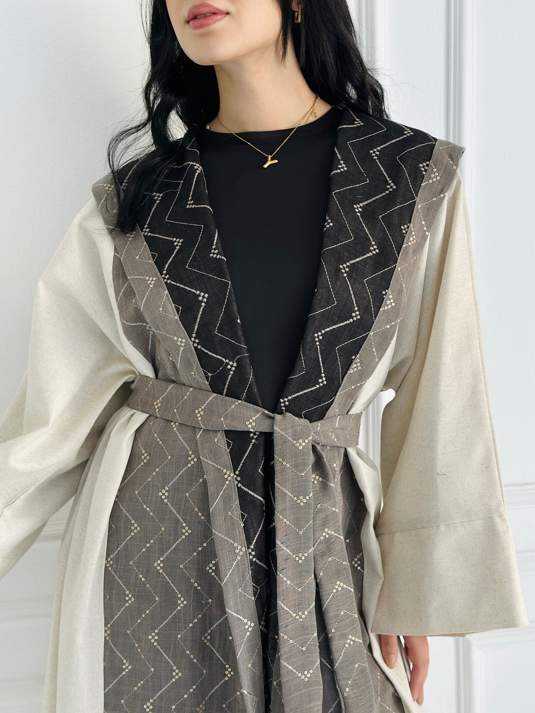 Twiight Mirage kimono gray