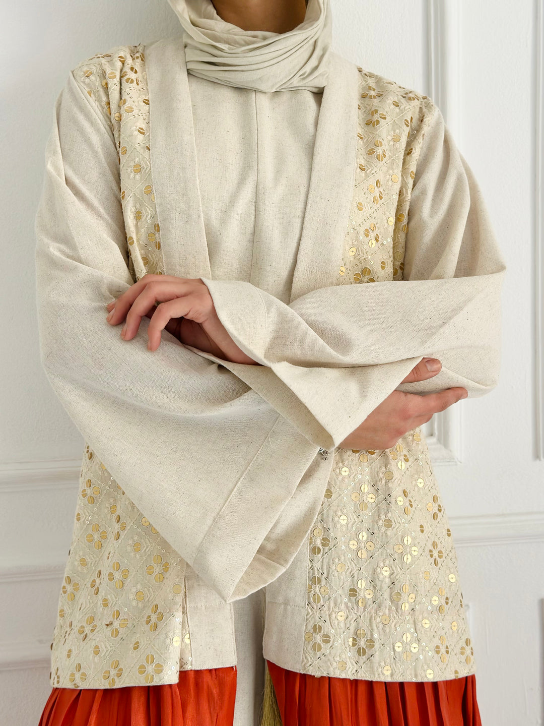 Sunset kimono orange