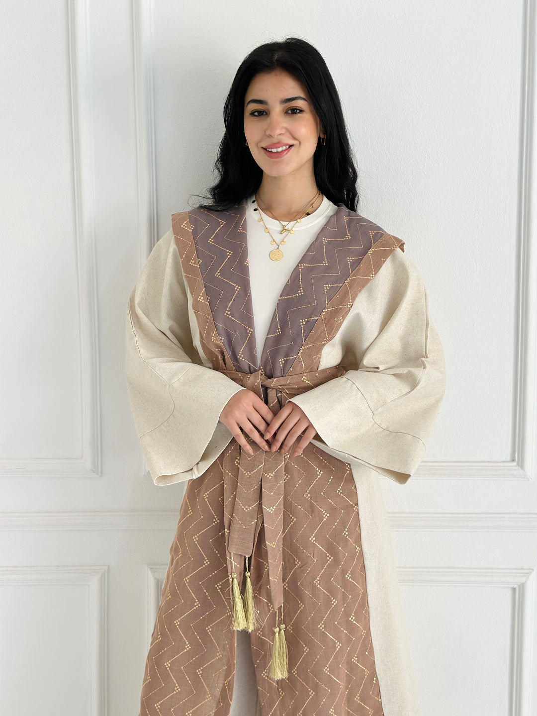 twilight mirage kimono pink