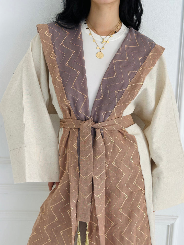 twilight mirage kimono pink