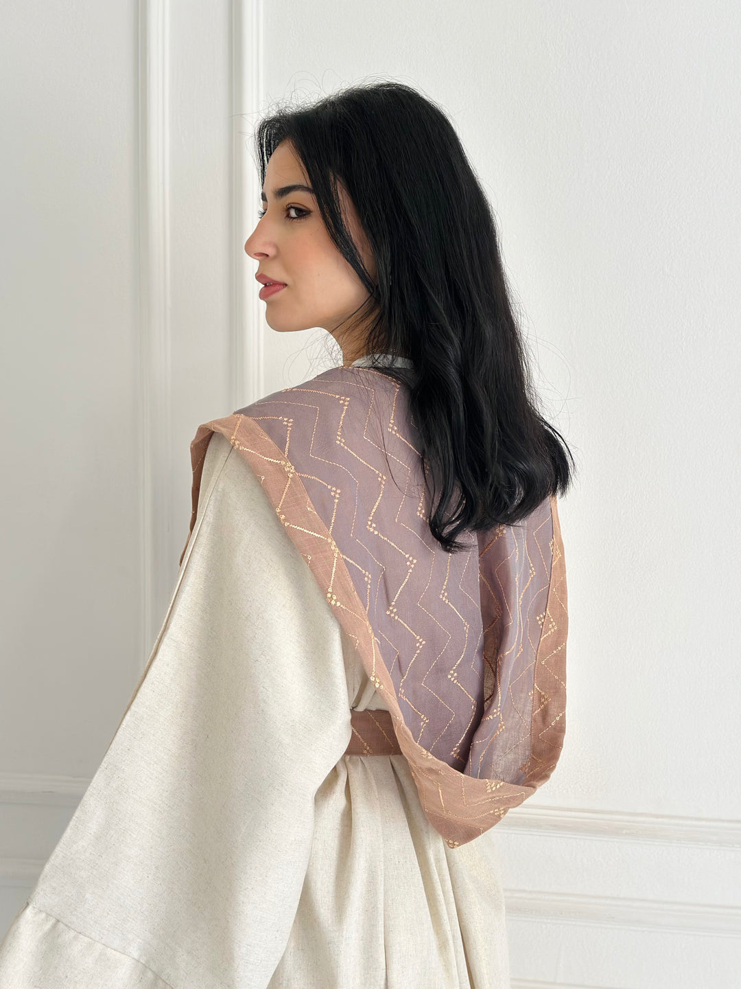 twilight mirage kimono pink