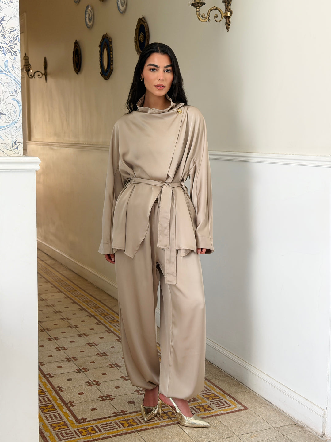 Orchid set -Beige