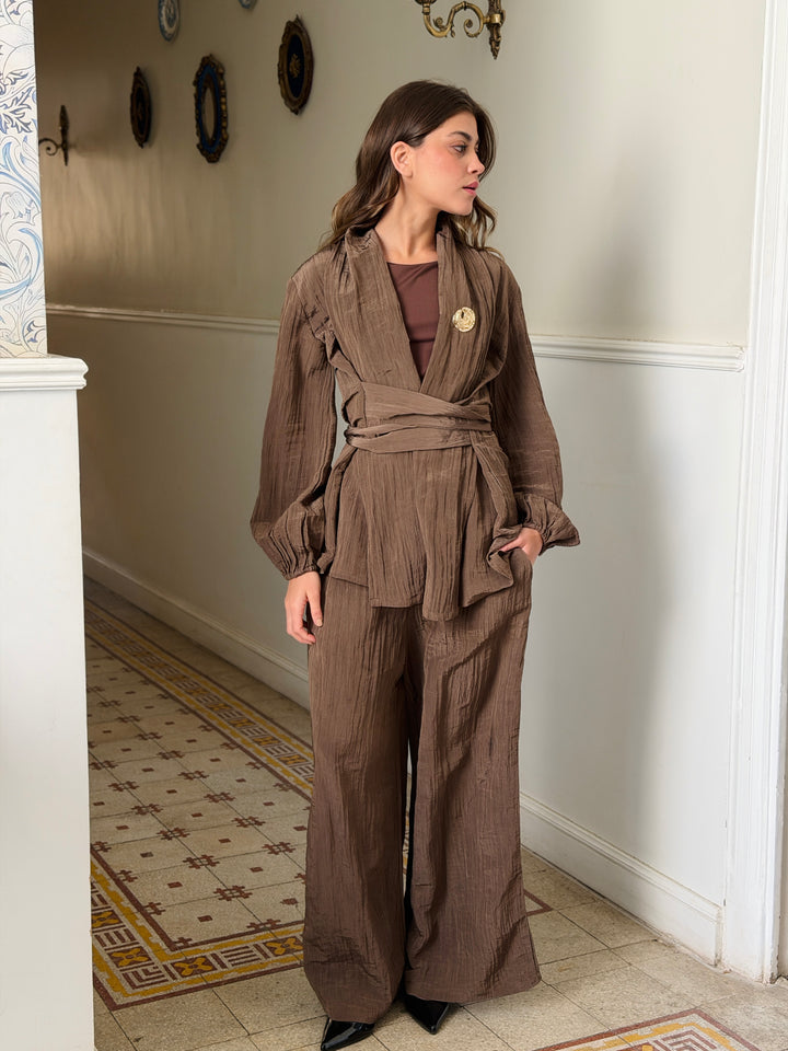Moon veil set - Brown