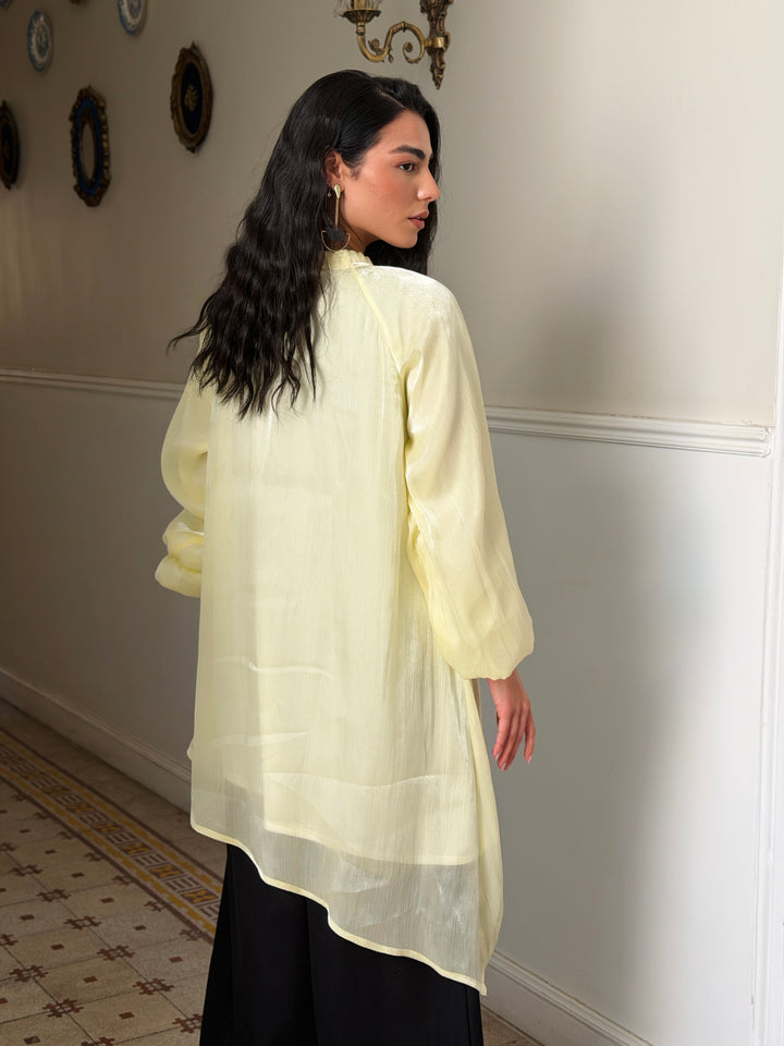 Ivory top - butter yellow