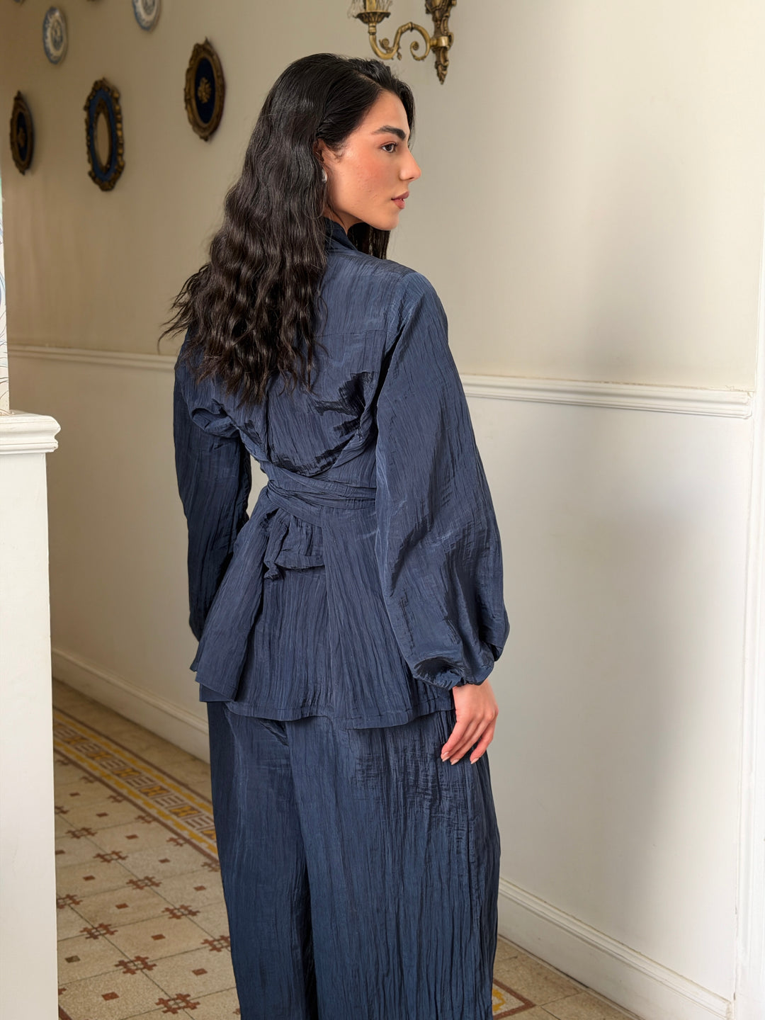 Moon veil set - Airforce blue