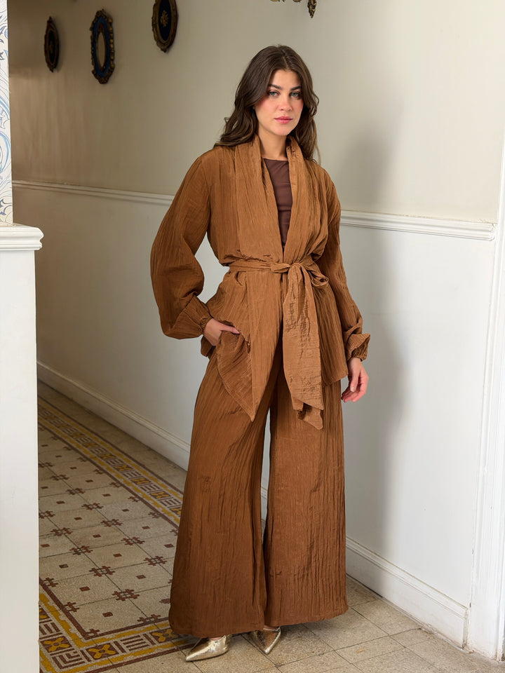 Moon veil set - Light brown